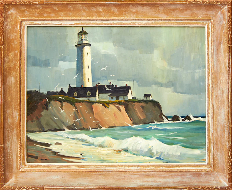 Thomas Keith Roberts, Cap de Rosier, Gaspé, oil on board - view 2