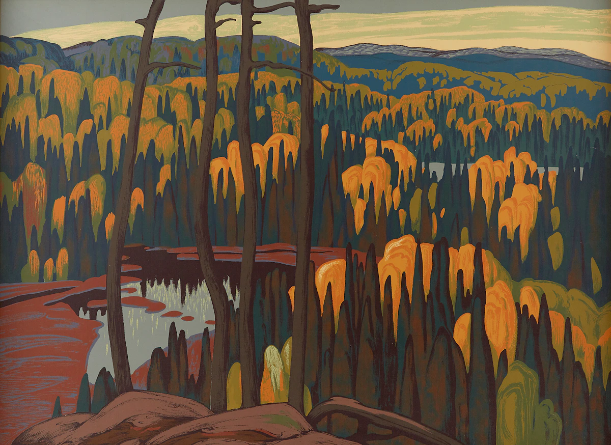 Lawren Stewart Harris, Algoma Country, Sampson Matthews silkscreen