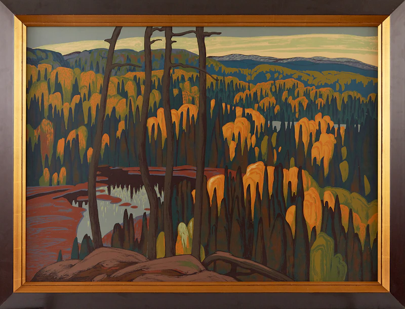 Lawren Stewart Harris, Algoma Country, Sampson Matthews silkscreen - view 2