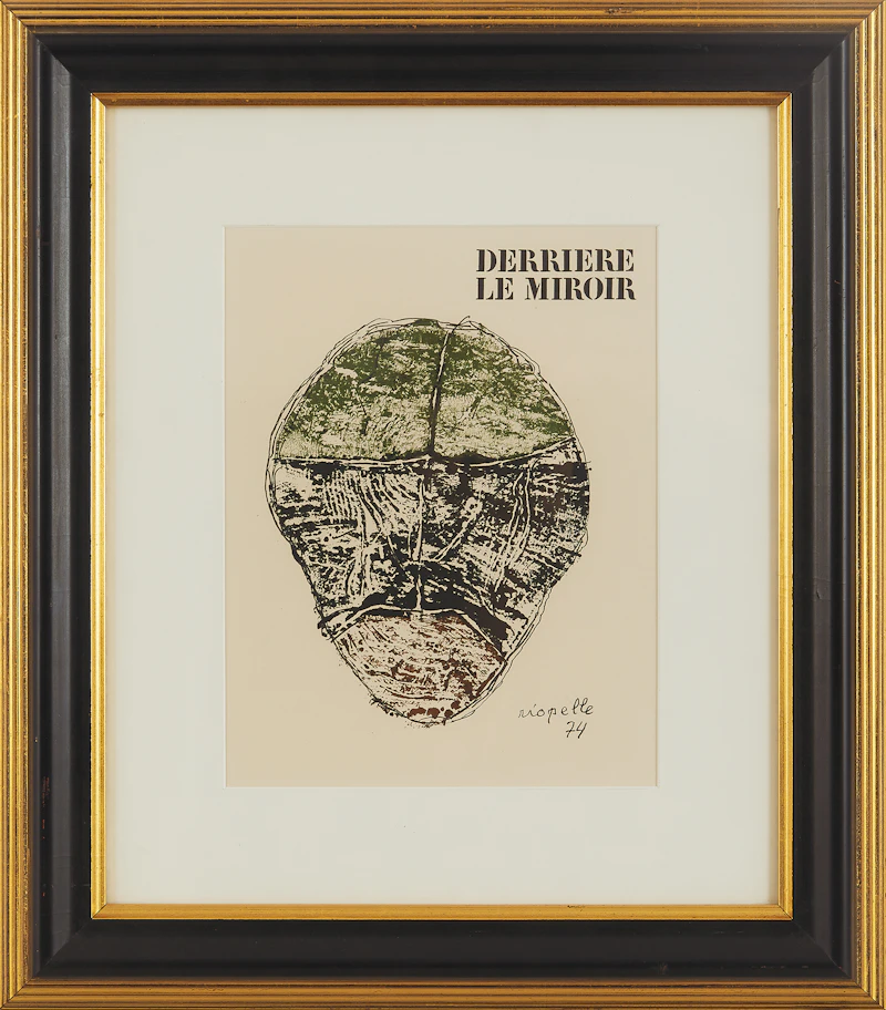 Jean Paul Riopelle, Derrière le miroir, photolithograph, 1974 - view 2