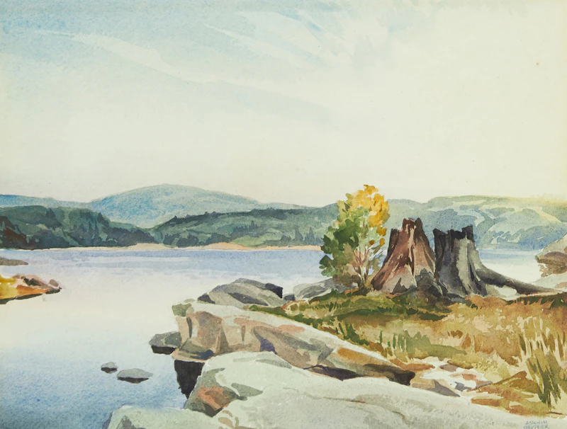 Morning Light, Lake Kushog by Joachim George Gauthier