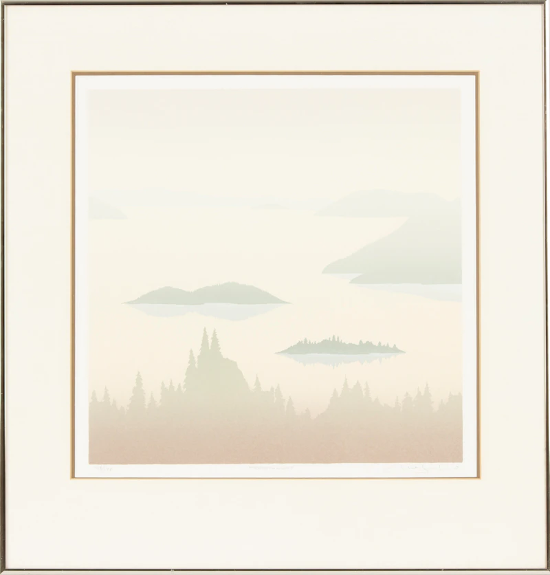 Peter and Traudl Markgraf, Morning Light, colour serigraph - view 2