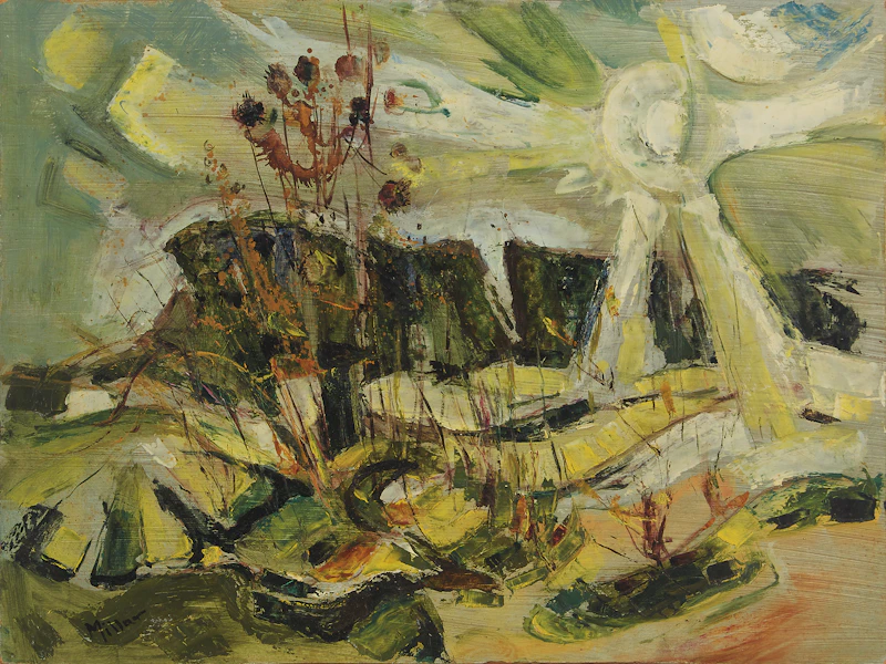 Alexander Samuel Millar, Reeds in a Marsh; Spruces