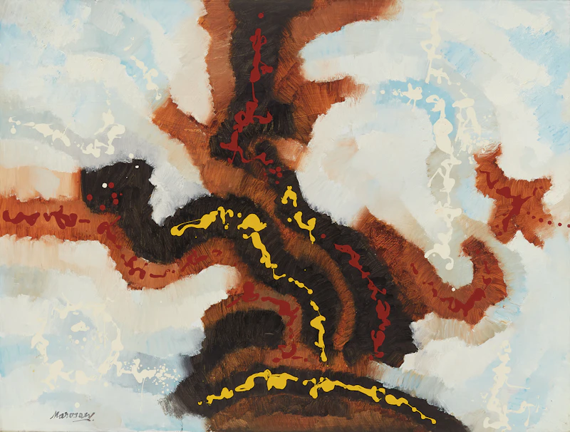 Julius Gyula Marosan, Abstract Forms; Untitled Abstract