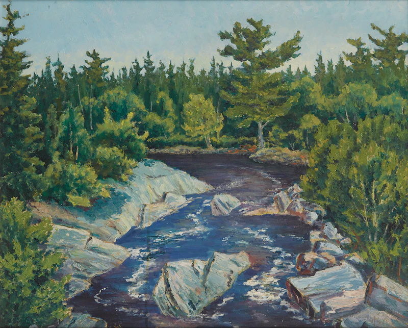 A Trout Pond by Gordon Edward Pfeiffer