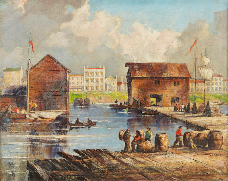 Toronto, Ontario, 1840 by Joseph Sidney Hallam