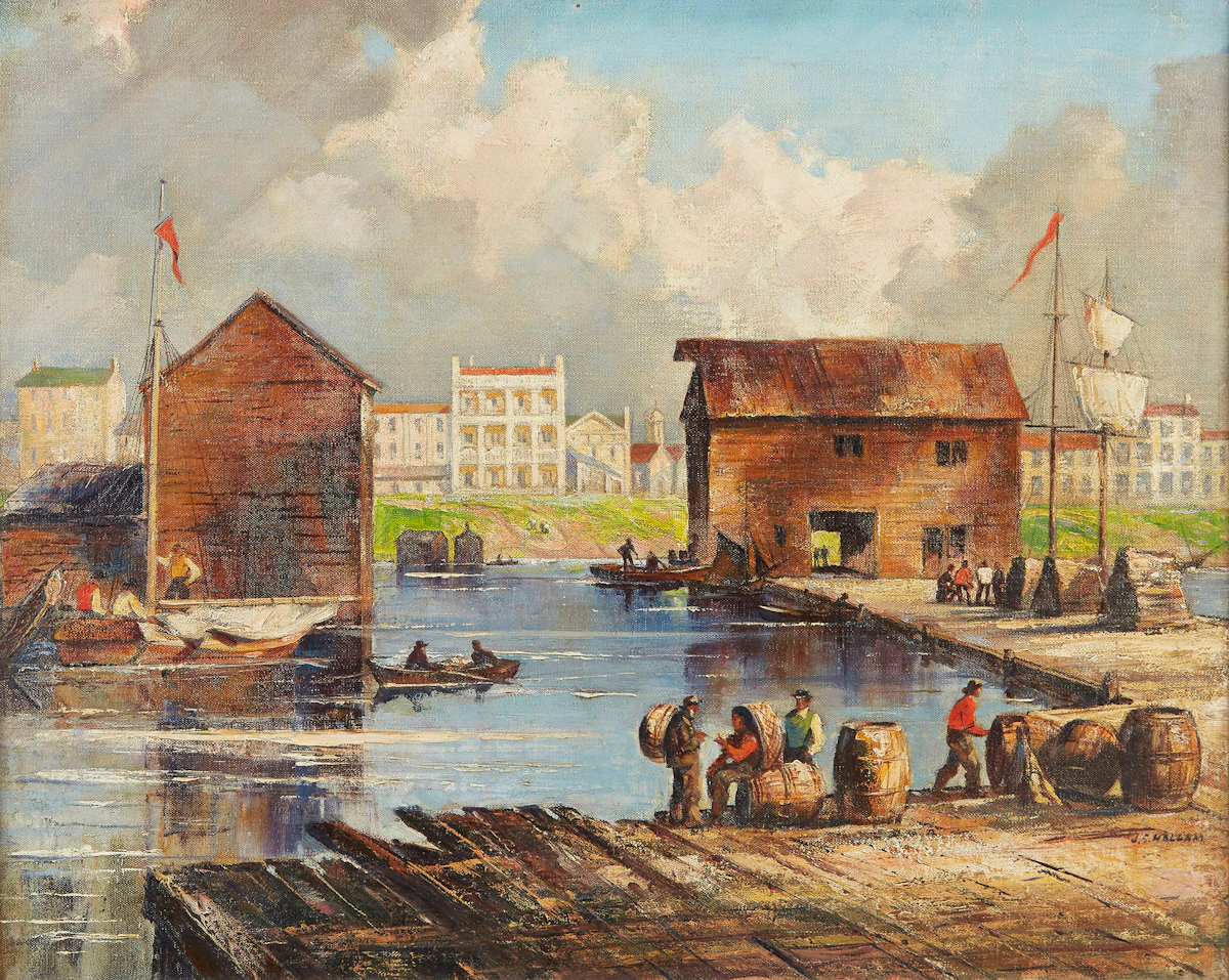 Joseph Sidney Hallam, Toronto, Ontario, 1840, oil on canvas