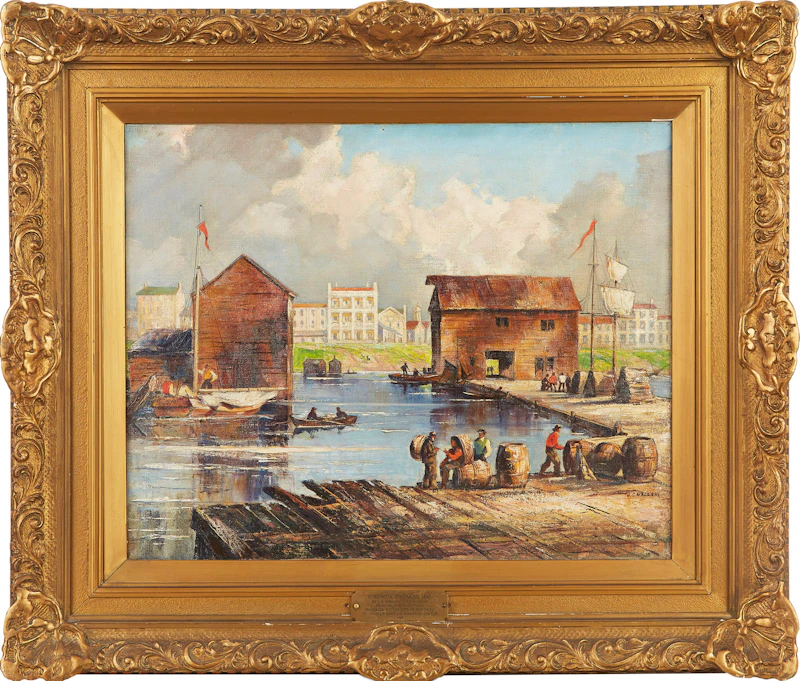 Joseph Sidney Hallam, Toronto, Ontario, 1840, oil on canvas - view 2