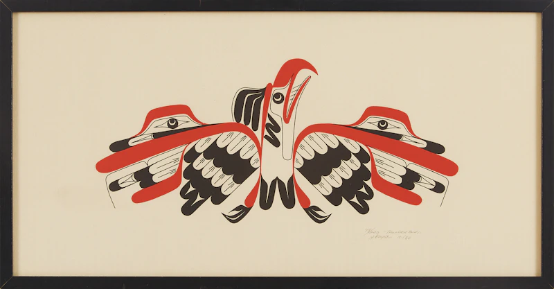 Art Thompson, Thunder Bird; Humpback Whale, colour serigraph - view 2