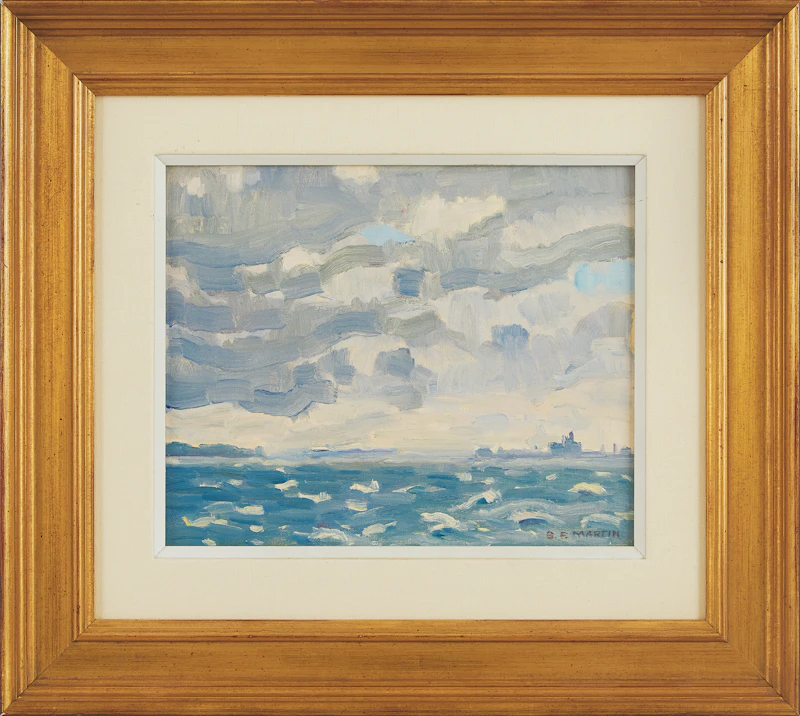 Bernice Fenwick Martin, West Wind Blow on Toronto Bay, oil on canvas board, circa 1939 - view 2