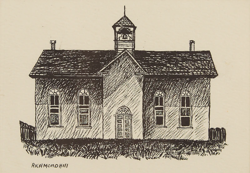 Michael French, Richmond Hill; School House; Rural Church