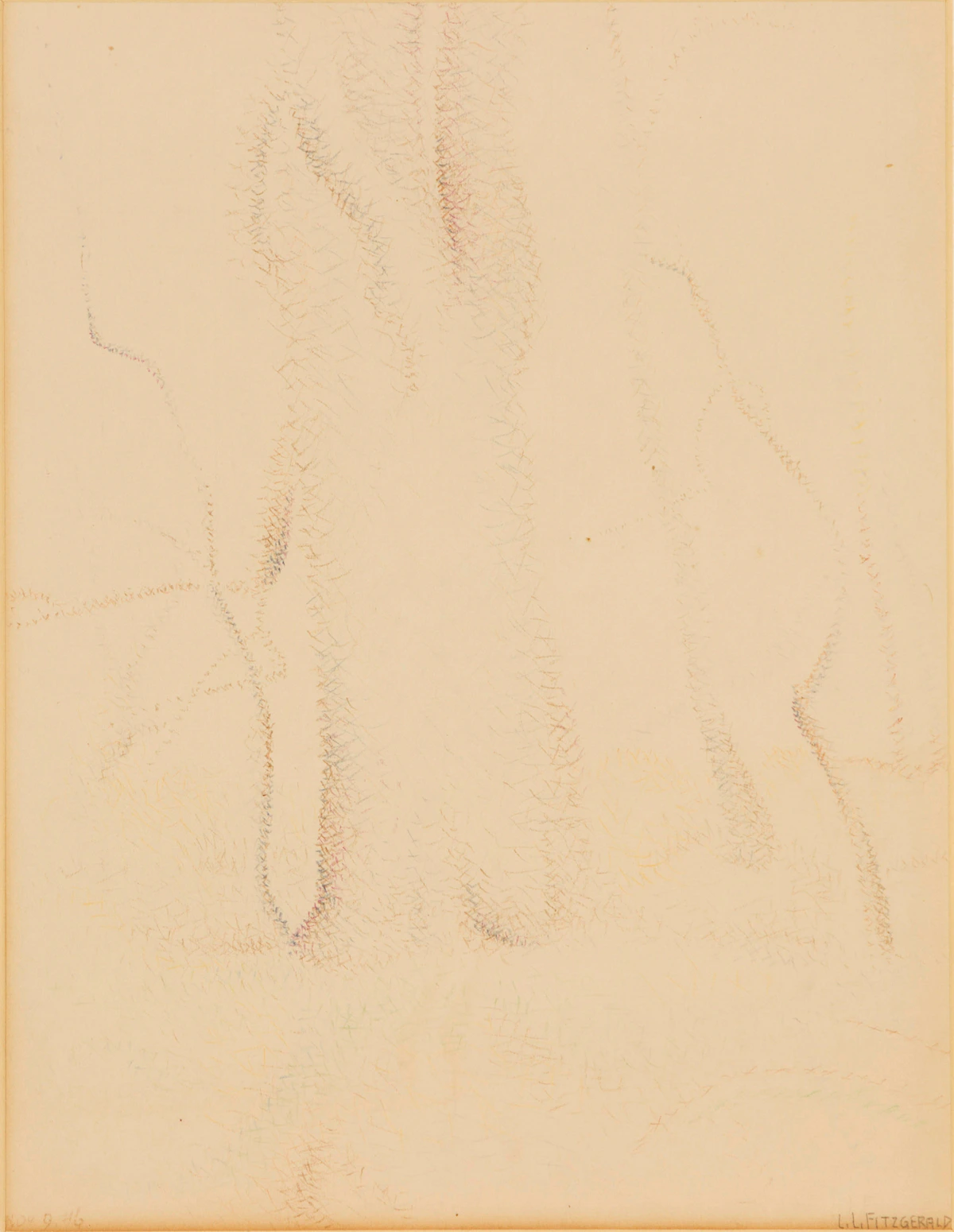 Lionel LeMoine FitzGerald, Abstract Tree, no-medium, 1946
