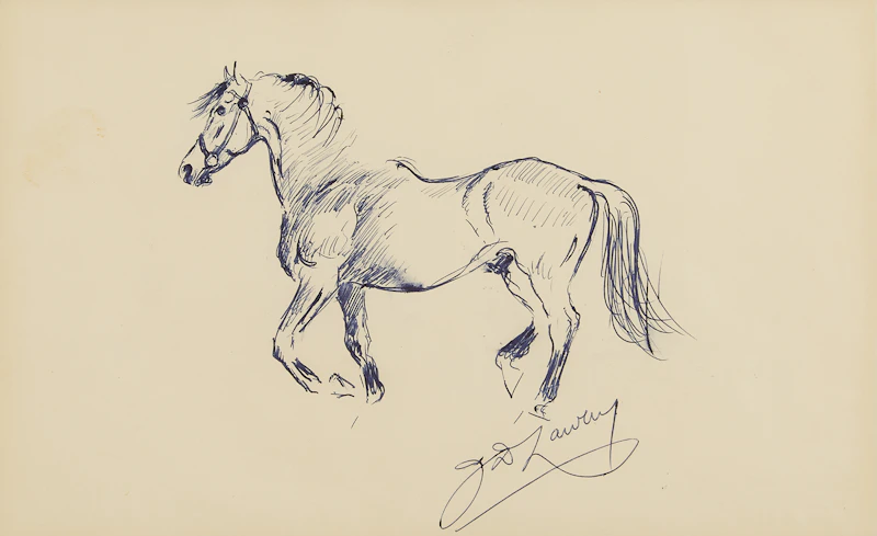 John Douglas Lawley, Sketch of Horse