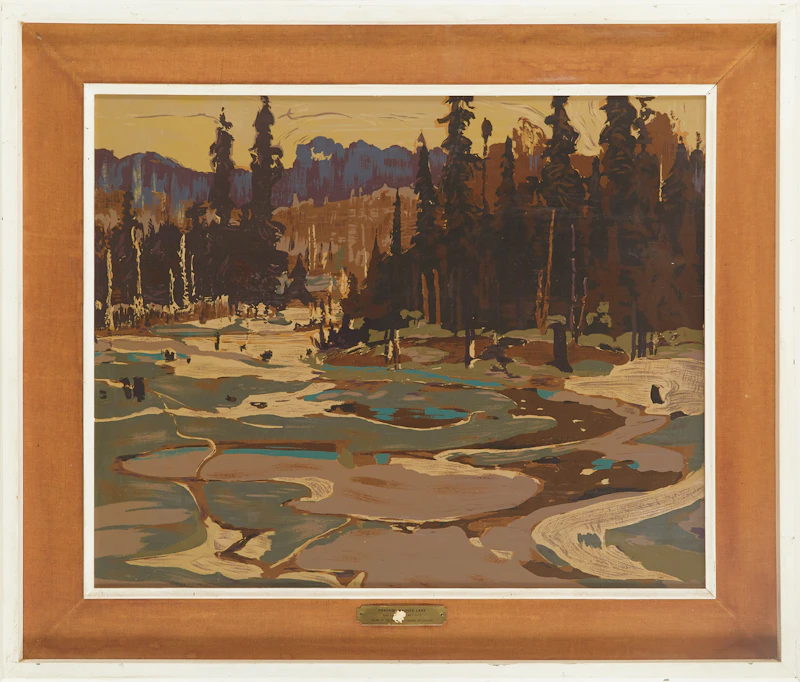 Tom Thomson, Portage Ragged Lake; Aura Lee Lake, two Sampson Matthews silkscreens - view 2