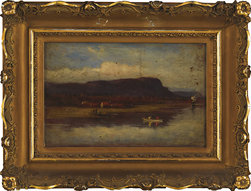 Canadian School, River Landscape, oil on board, 1900 - view 2