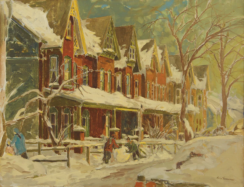 Snowstorm on King Street by Arto Yuzbasiyan