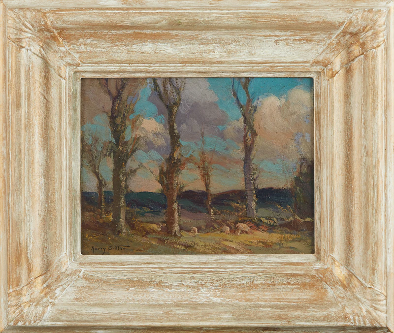 Harry Britton, Spring - Lelant, Cornwall, oil on canvas - view 2