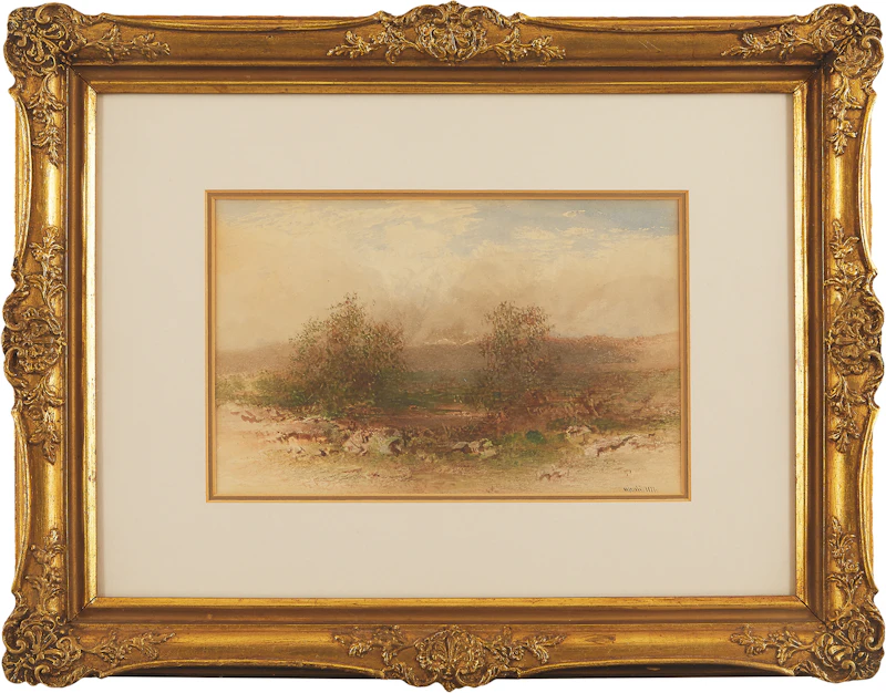 Otto Reinhold Jacobi, Landscape, watercolour, 1877 - view 2
