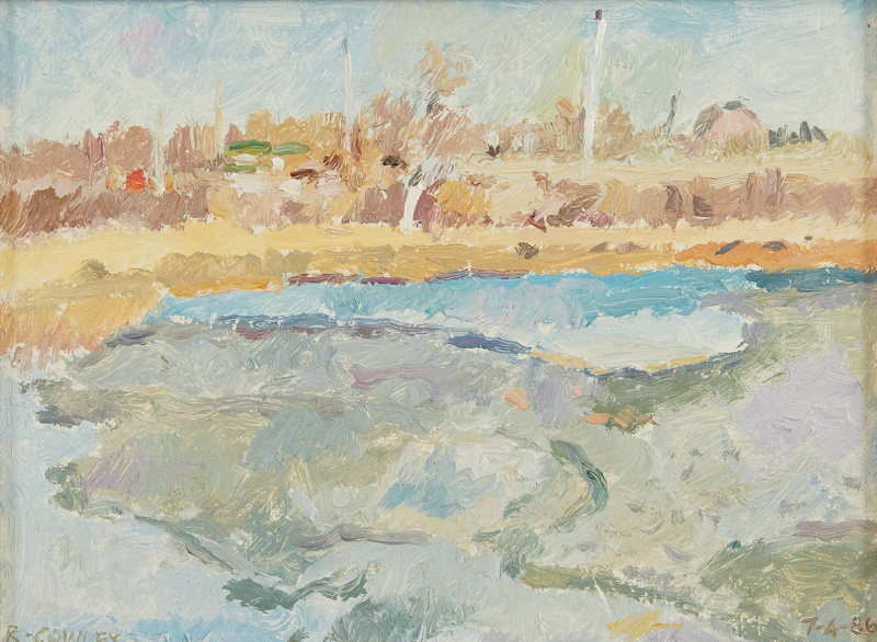 Untitled (Farm Dugout, 1986) by Reta Madeline Cowley