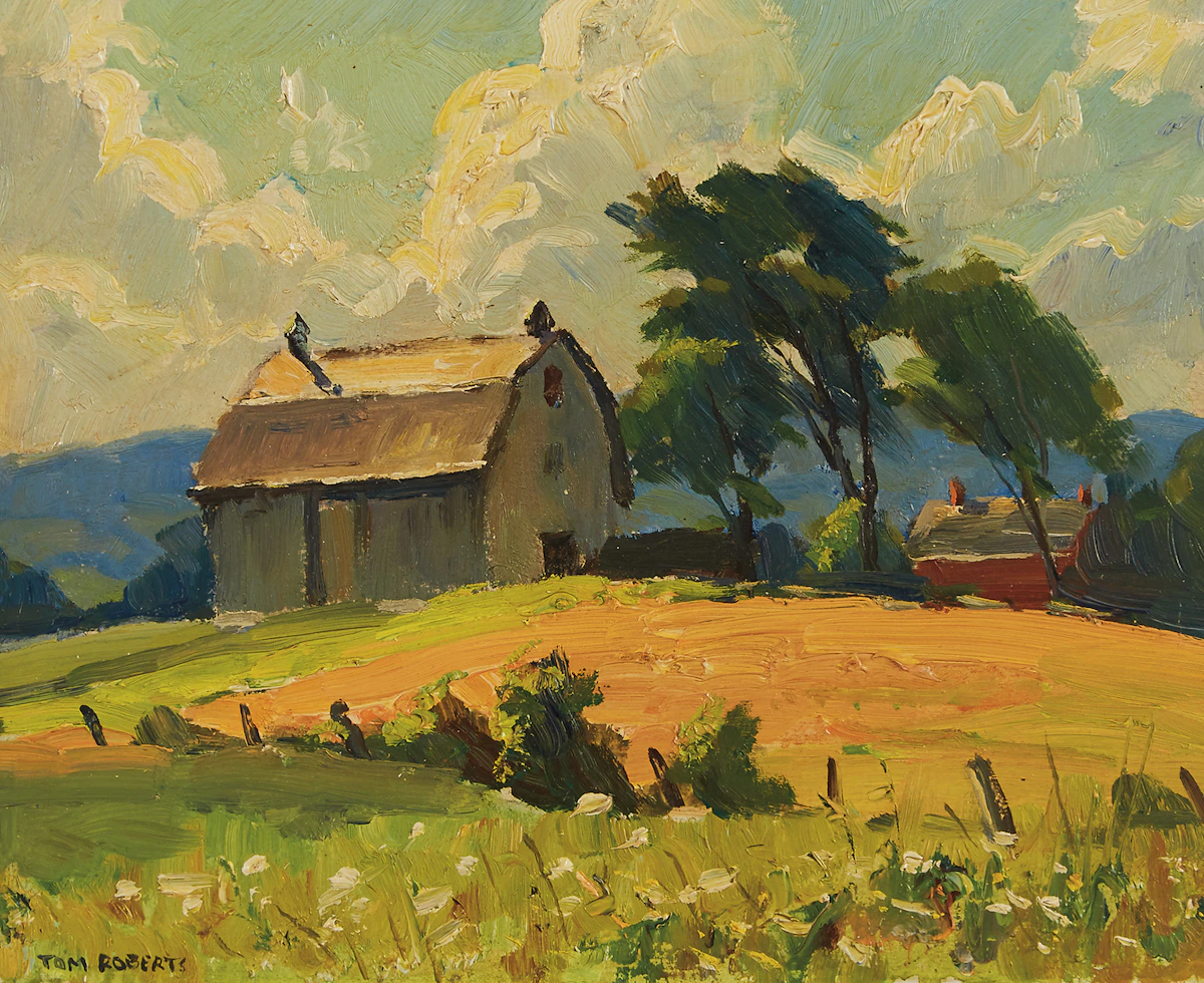 Thomas Keith Roberts, Midsummer, oil on board