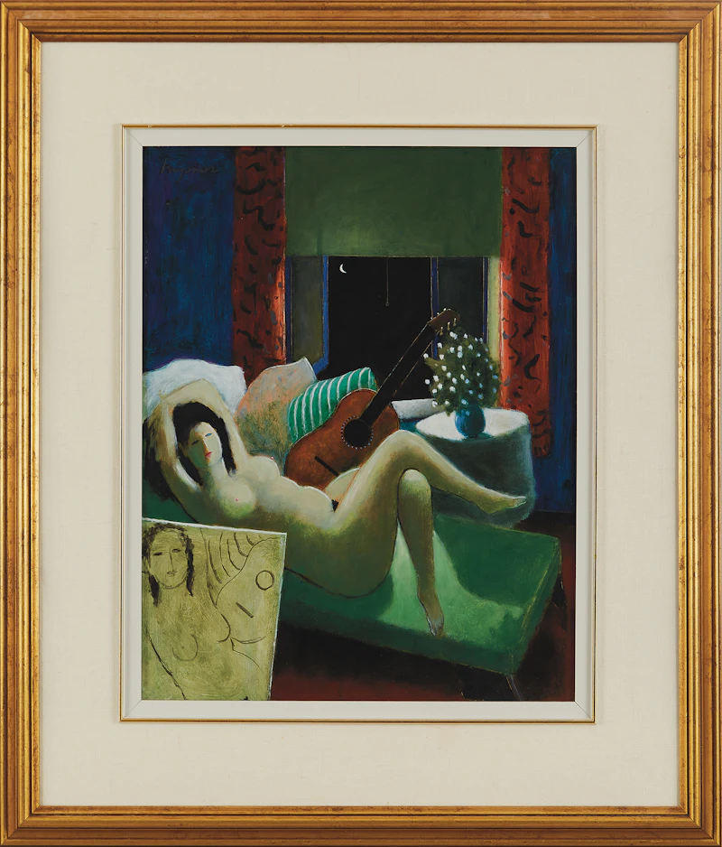 Henry Wanton  Jones, Sayulita Model, oil on board, 1995 - view 2