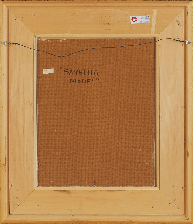 Henry Wanton  Jones, Sayulita Model, oil on board, 1995 - view 3