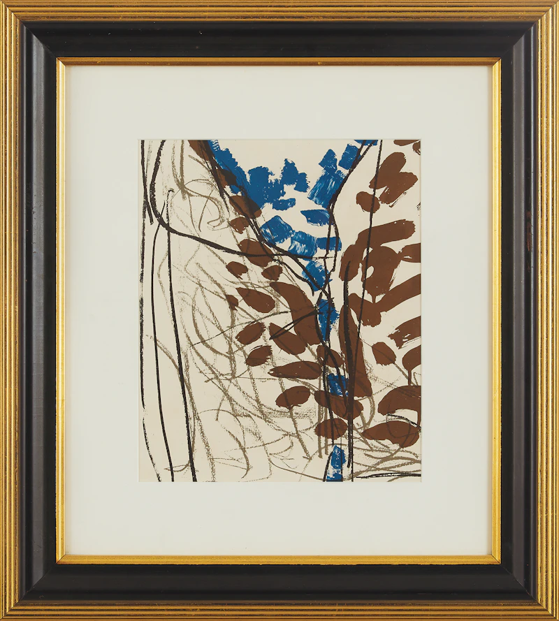 Jean Paul Riopelle, Derrière le miroir, colour lithograph, 1974 - view 2