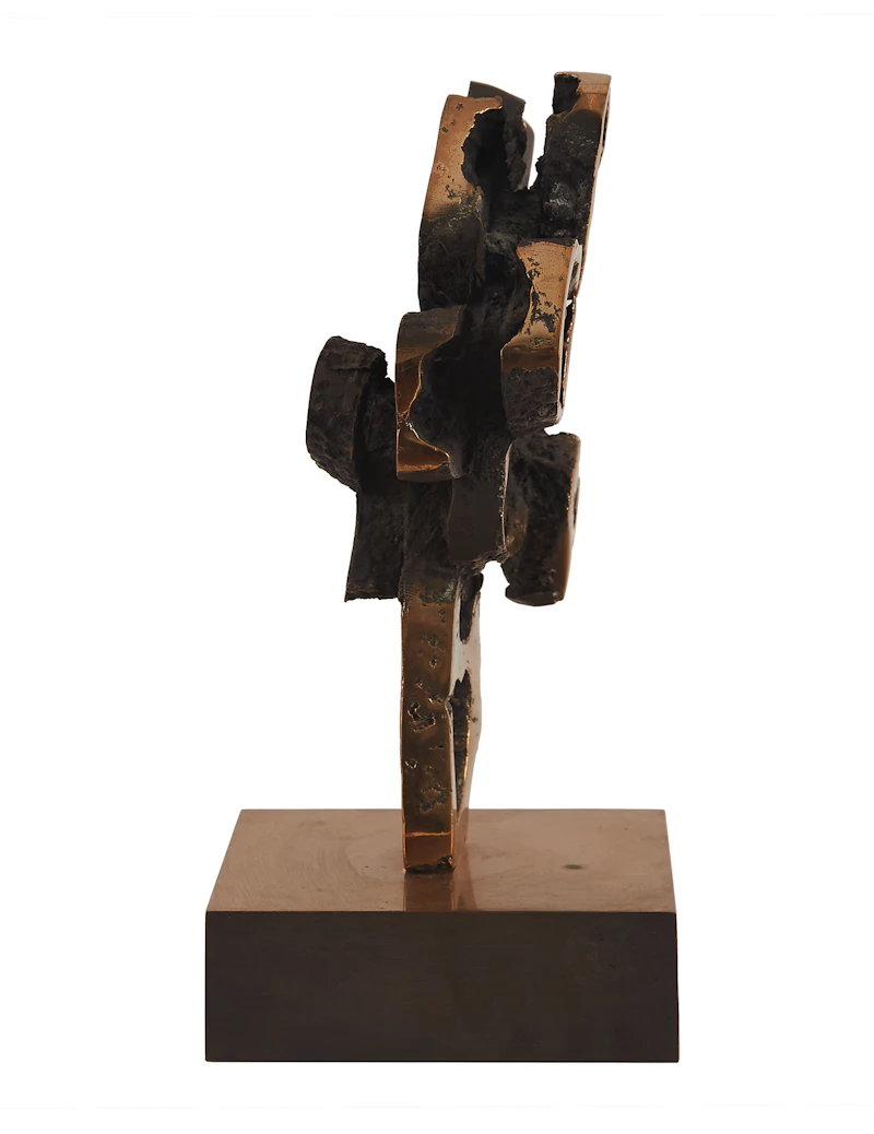 Roy Leadbeater, Untitled (Galaxy), bronze sculpture - view 2