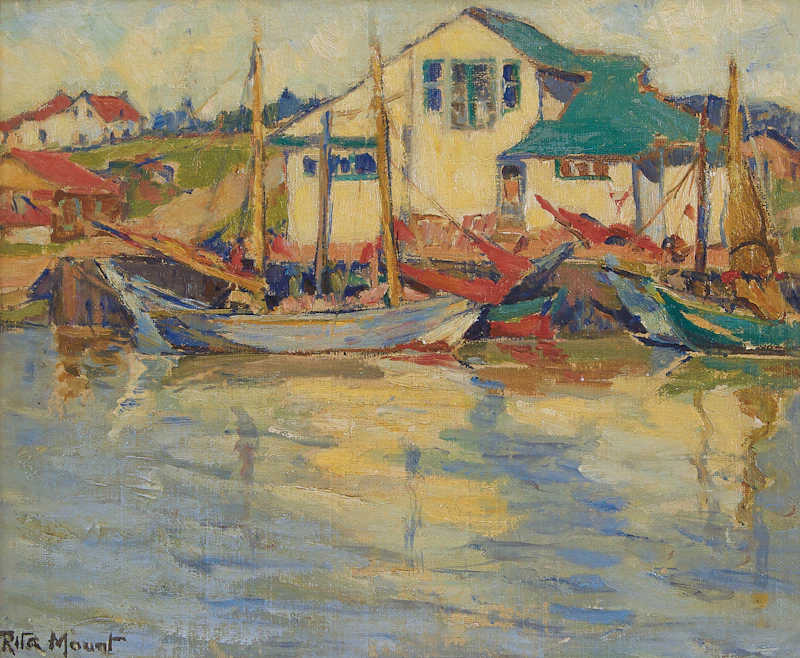 L’Anse à Beaufils, Gaspé by Rita Mount