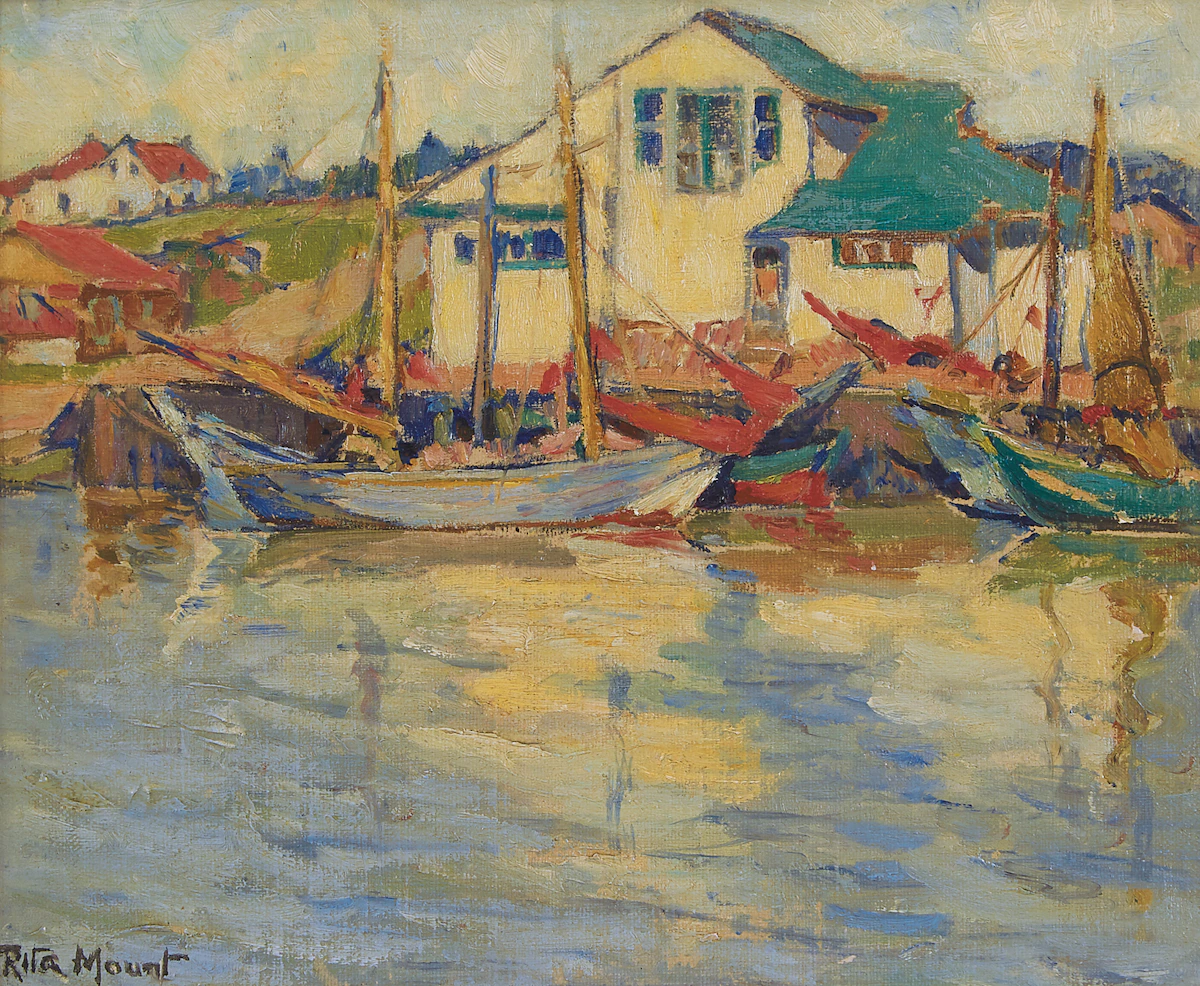 Rita Mount, L’Anse à Beaufils, Gaspé, oil on canvas