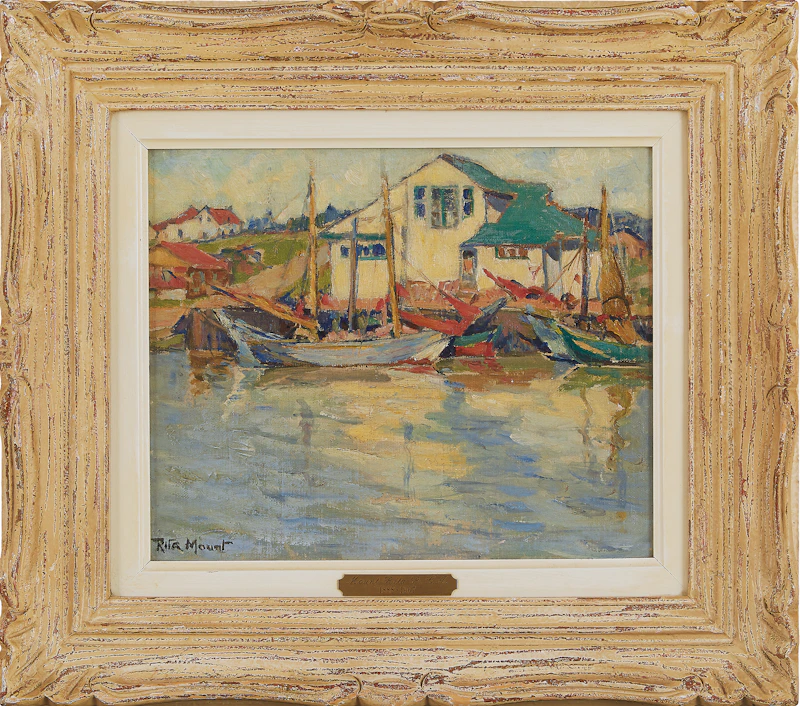 Rita Mount, L’Anse à Beaufils, Gaspé, oil on canvas - view 2