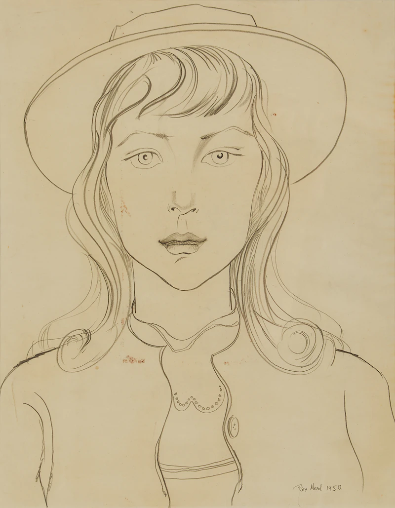 Portrait of a Girl by Raymond John Mead