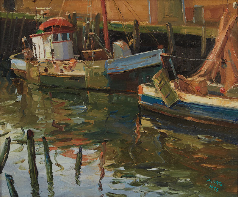 Francesco Iacurto, Harbour Scene