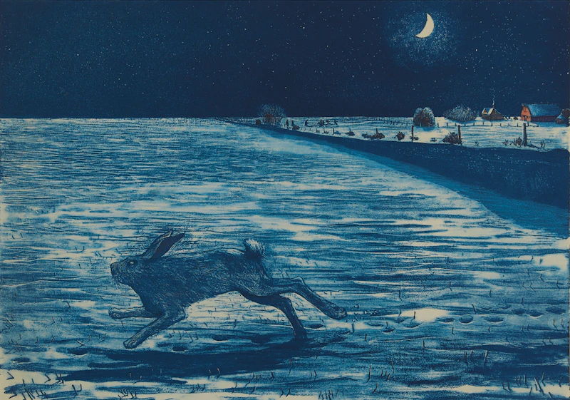 William Kurelek, A Prairie Winter’s Night