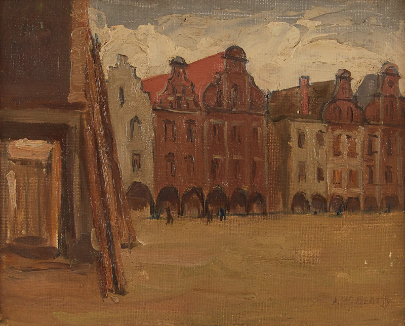 John William Beatty, A Street in Laren, Holland