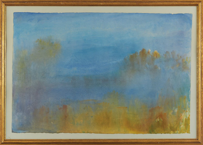 Paul Fournier, Untitled Abstract, watercolour, 1967 - view 2