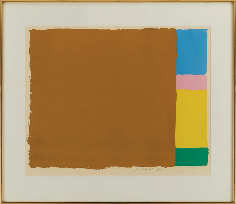 Jack Hamilton Bush, Friday Morning, colour silkscreen, 1968 - view 2