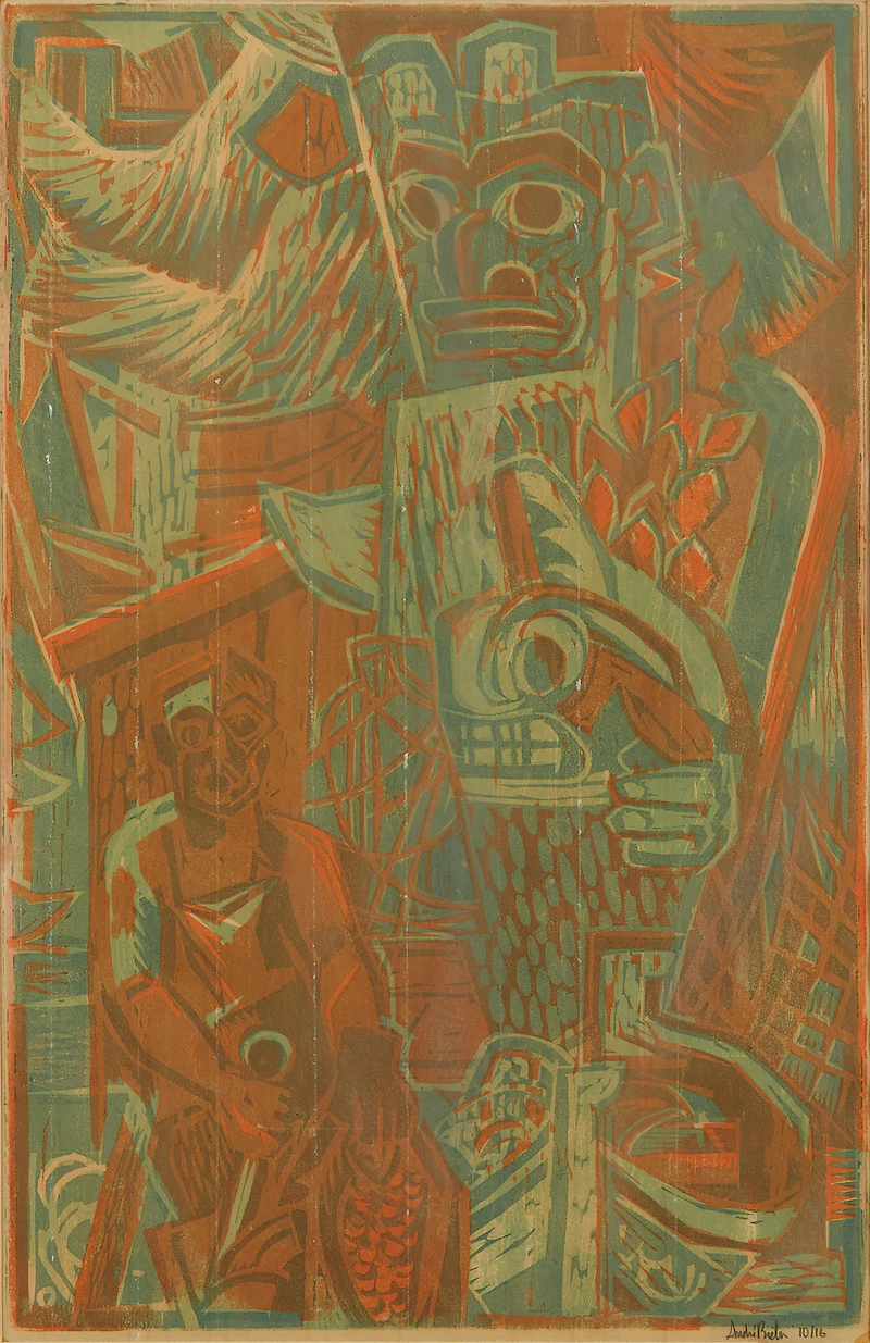 Totem Pole by André Charles Biéler