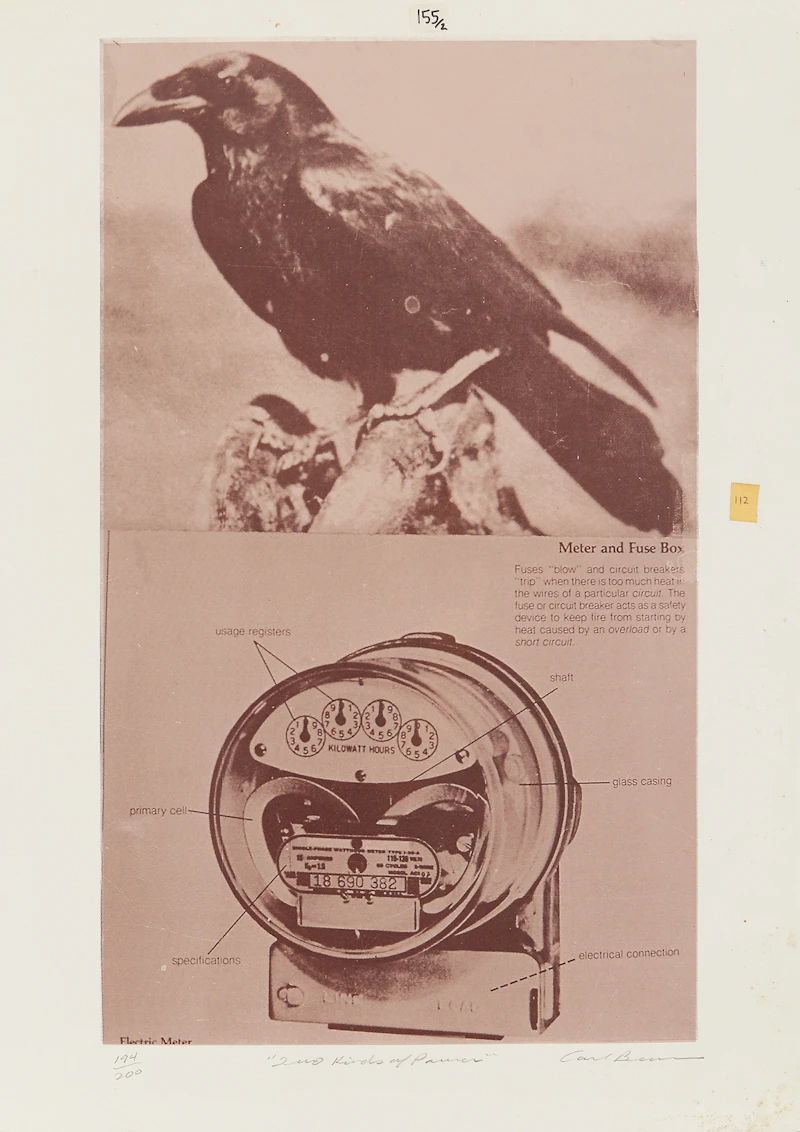 Carl Beam, Two Kinds of Power, colour serigraph - view 2