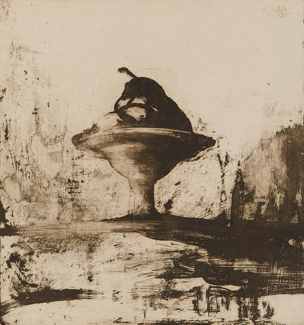 Tony Scherman, Still Life, etching