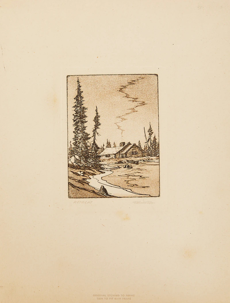Books and Reference, A Selection of Etchings, Christmas Cards and Reproductions, selection of thirteen items - view 13