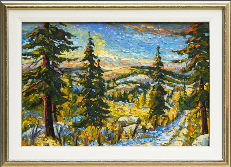 Rod Charlesworth, Similkameen Sky, oil on board - view 2
