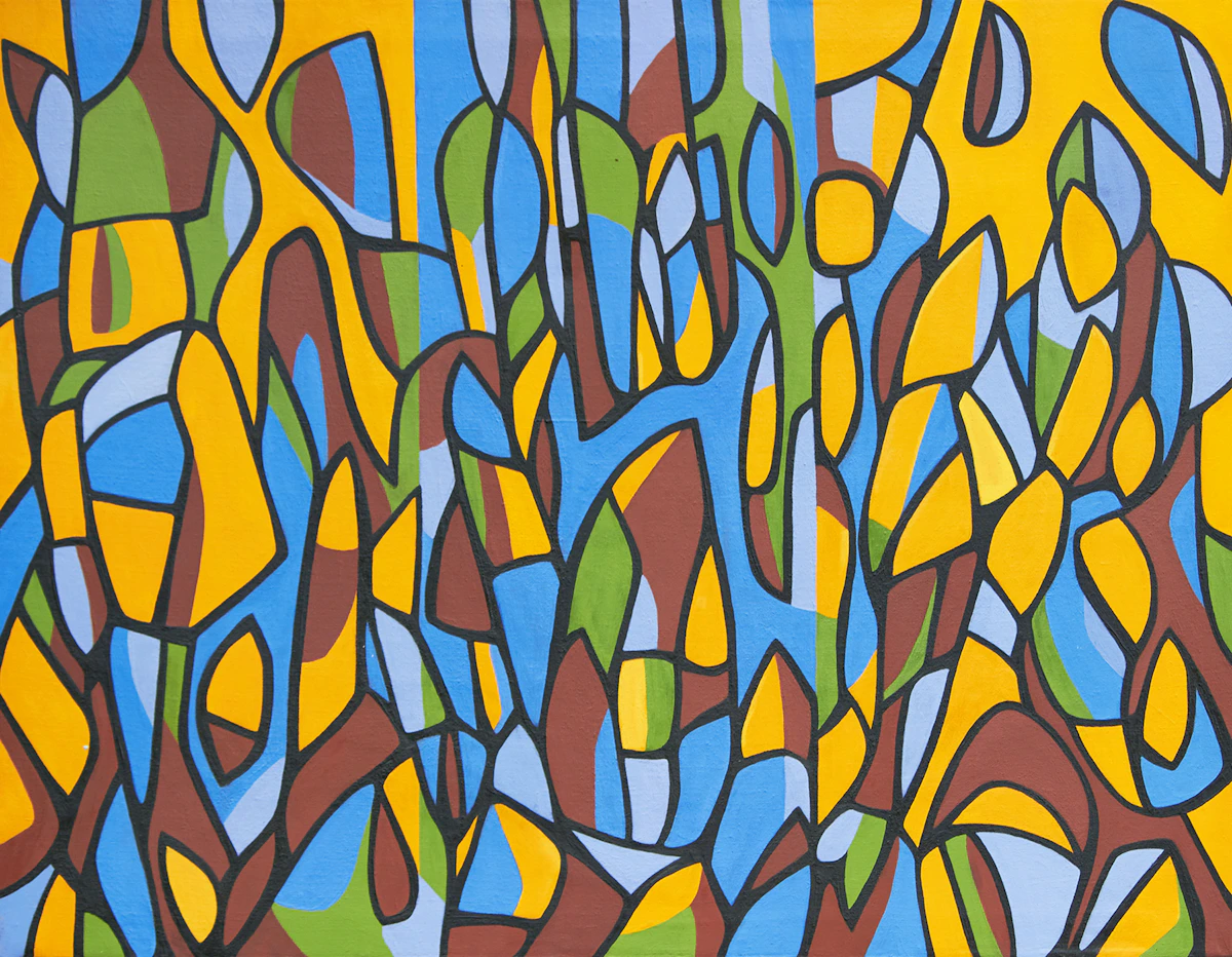 Gregg Simpson, Une journée à la Côte d'Azur, oil on canvas, 1994