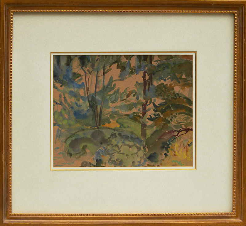 Frederick Horsman Varley, Belfountain, watercolour, circa 1947 - view 2