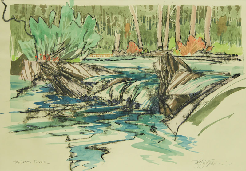 Highwood River by Edward W. (Ted) Godwin
