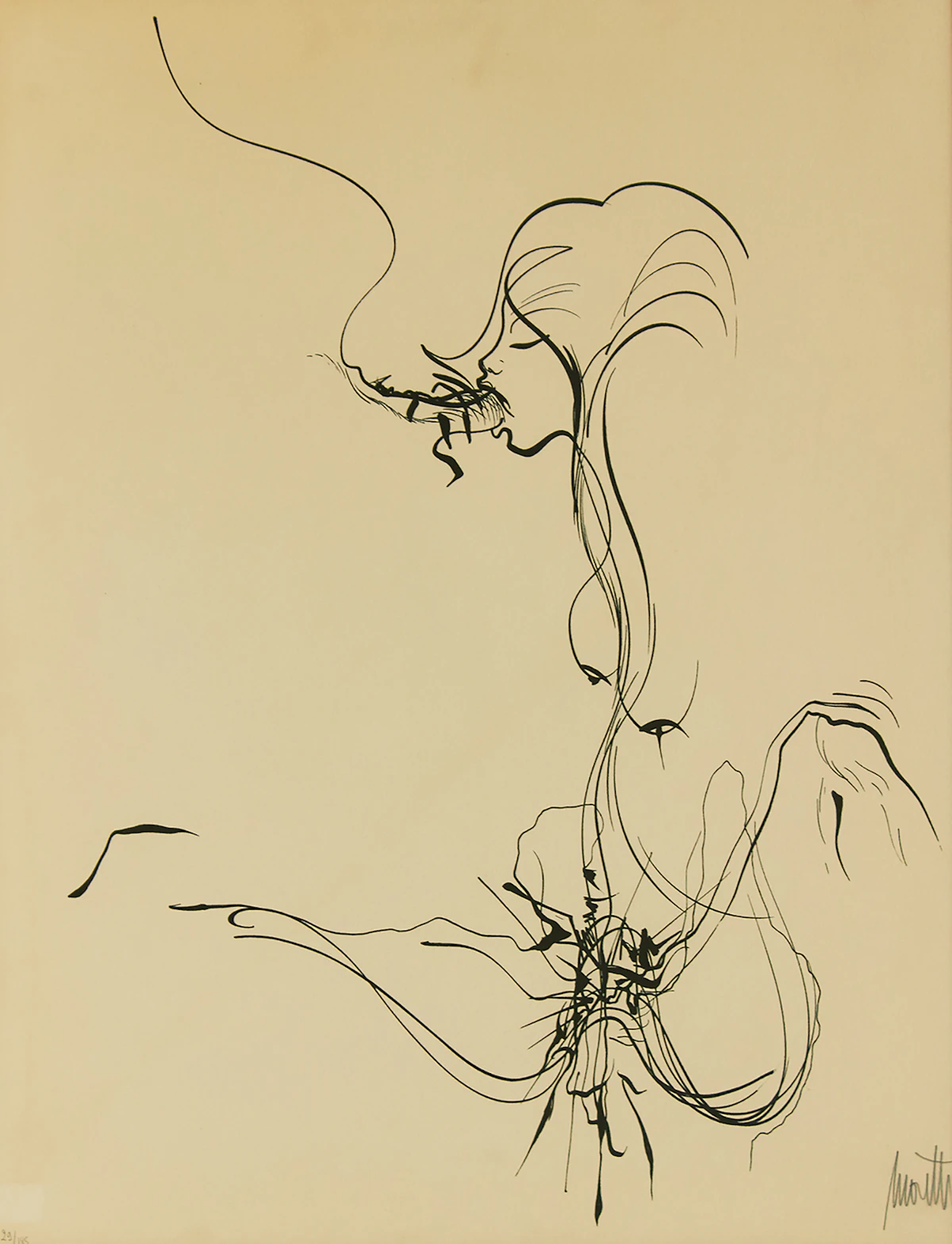 Raymond Moretti, Untitled, lithograph