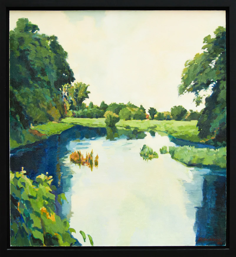 Kenneth Campbell Lochhead, Rideau Marsh, oil on canvas, 1981 - view 2