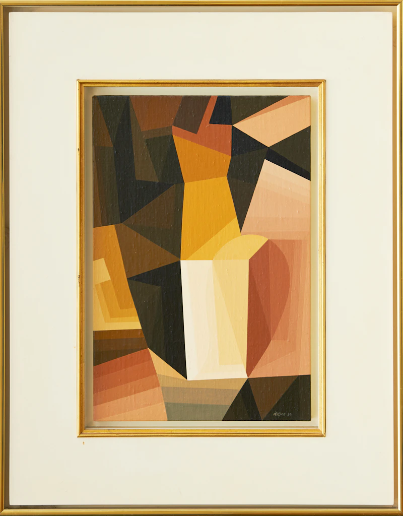 Jean-Paul Jérôme, Lumière de paille, laid down on board, 1983 - view 2
