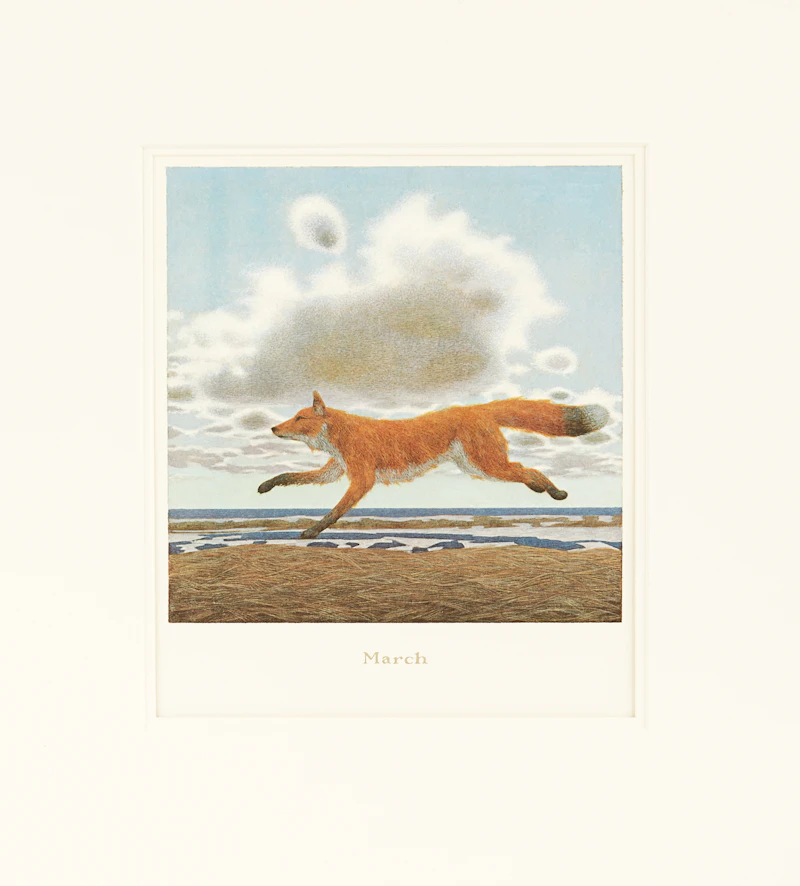 David Alexander Colville, A Book of Hours, Labours of the Months, portfolio of one colour serigraph and twelve colour photolithographs, 1979 - view 7