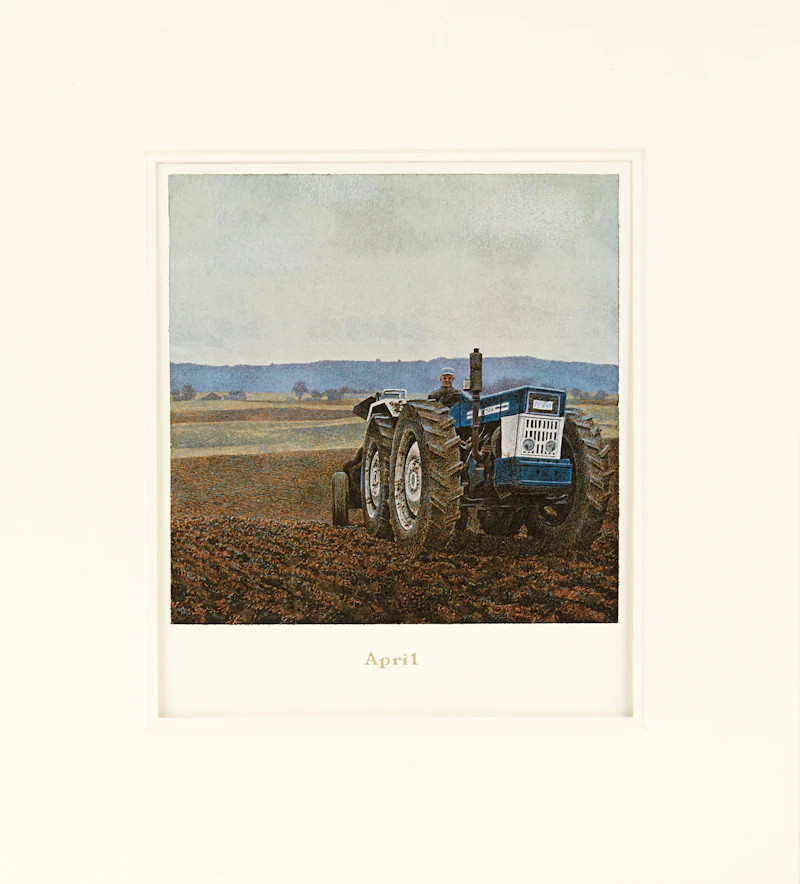 David Alexander Colville, A Book of Hours, Labours of the Months, portfolio of one colour serigraph and twelve colour photolithographs, 1979 - view 8